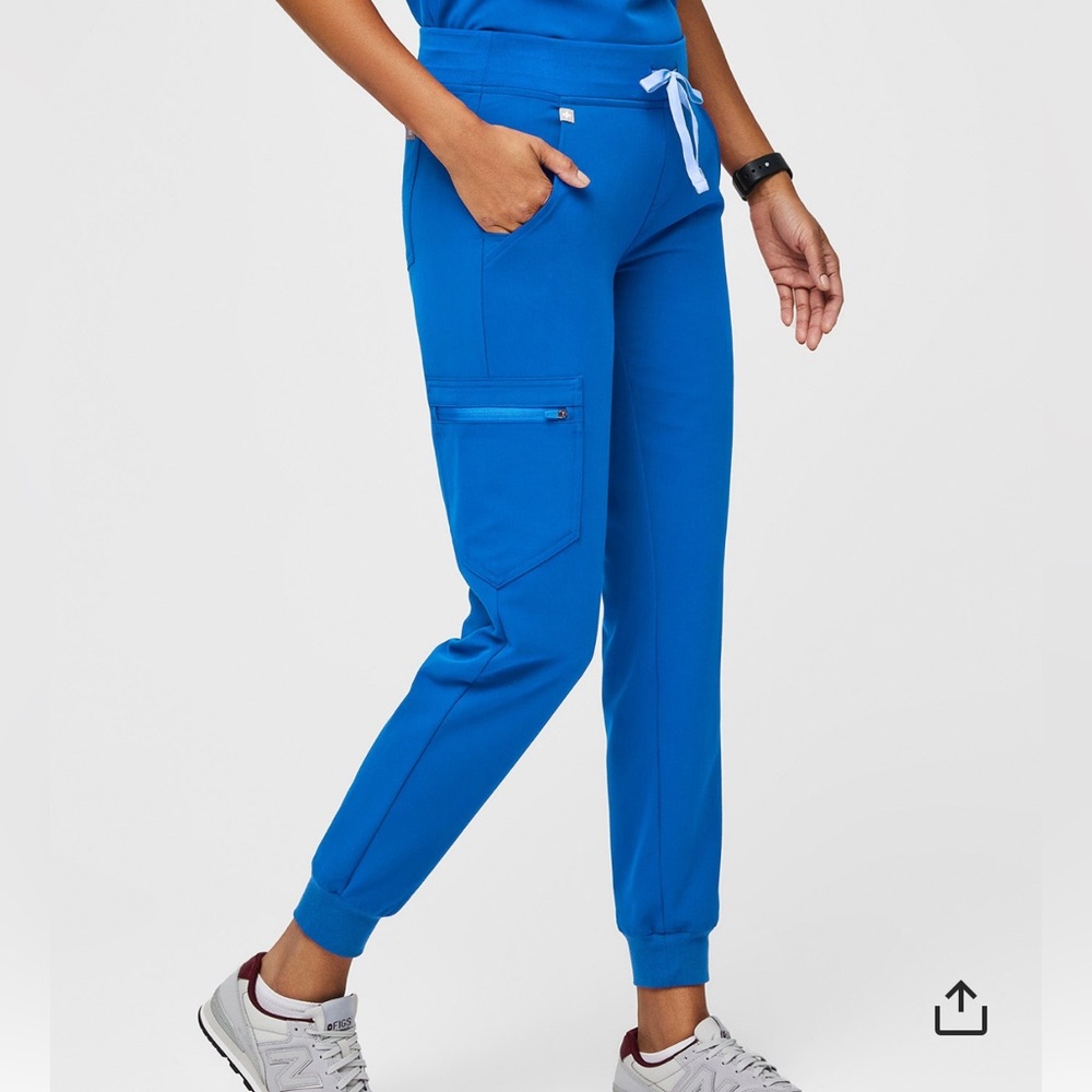Figs Zamora Joggers Size M Royal Blue